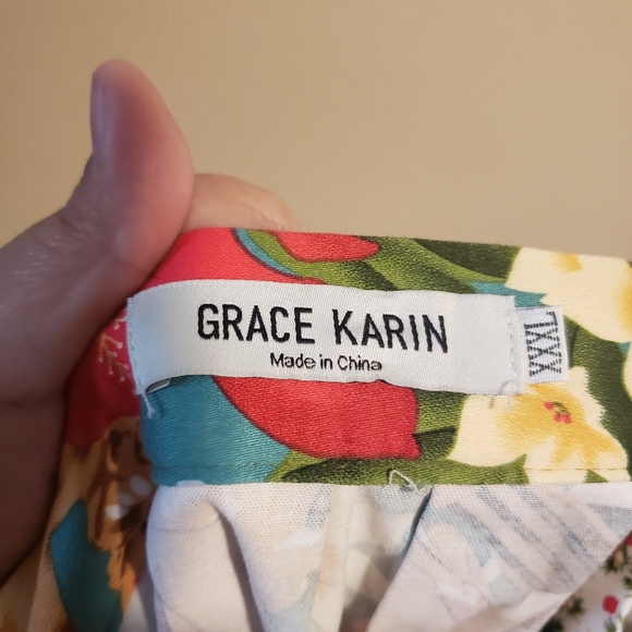 Grace Karin Pinup Pleated Hawaiian Skirt XXXL‎ - Picture 11 of 12